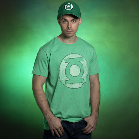 Green Lantern Symbol Distressed T-Shirt